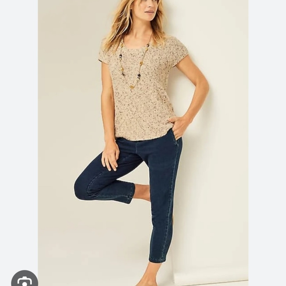 Pure Jill slub textured sweater